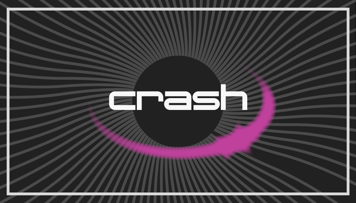 Crash business card — front