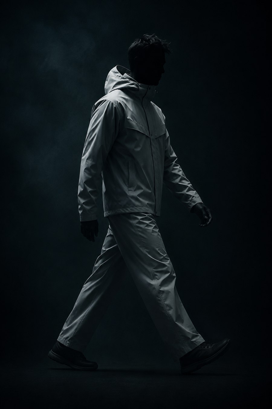 Sound — unused studio shot of the windbreaker on a model