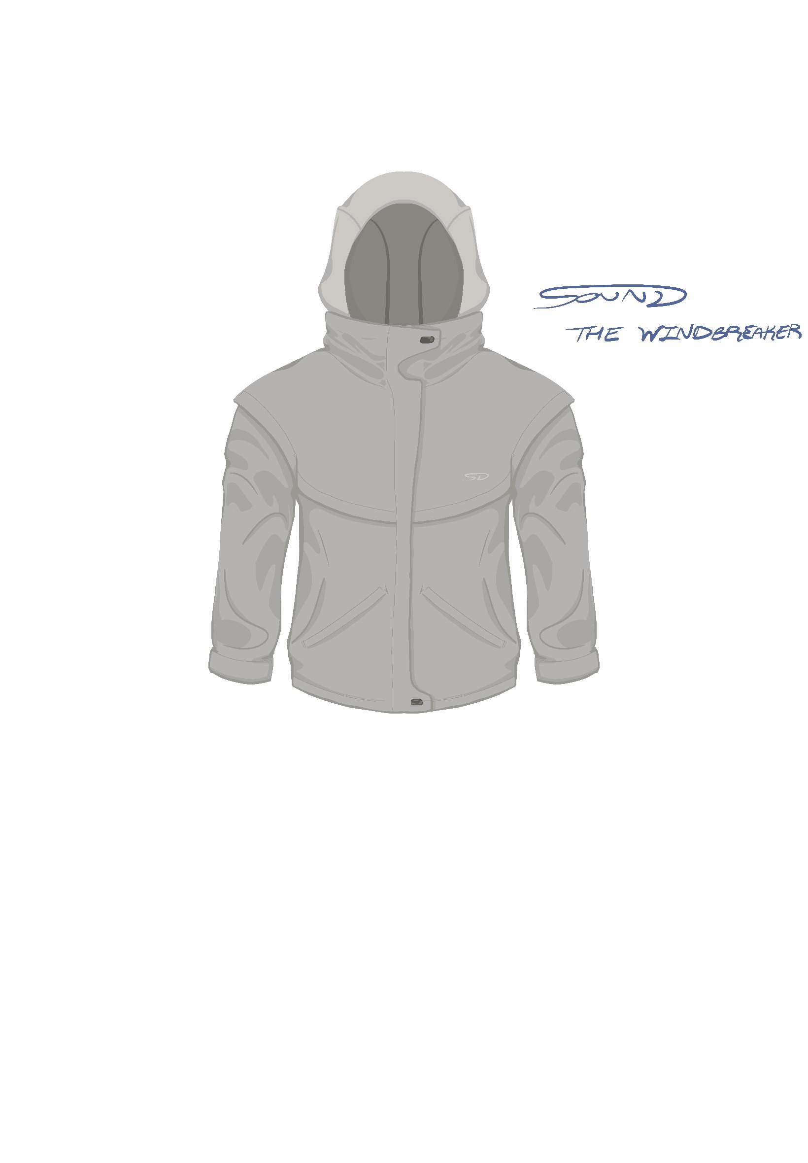 Sound — Windbreaker design sketch